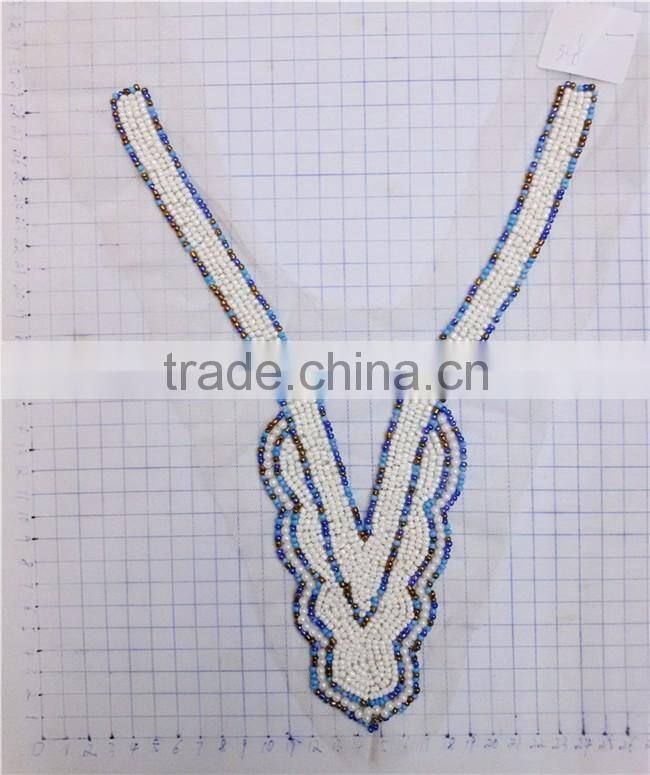 Fashion New Arrival Beaded Collar Neckline