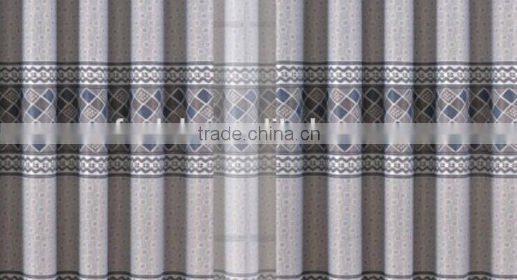 Polyester blackout printed curtain fabric