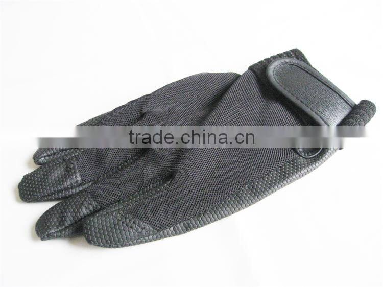 Hot Sale PU Leather Black Hand Gloves For Construction Work