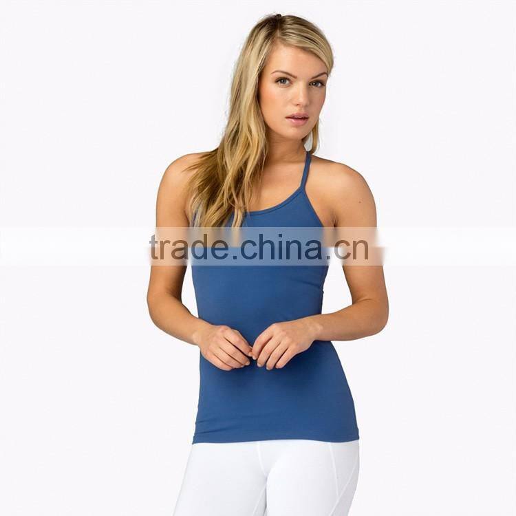 Girl's Fashion Racerback Cami Women Fitness Workout Yoga Camisole Top
