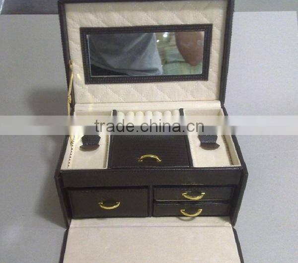 Cosmetic box packaging, handle-type foldable cosmetic gift set packaging box
