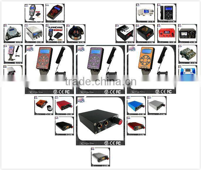 Cheap Mini colored professional tattoo power supply custom