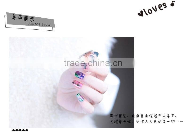 2015 New Nail Art Transfer Foil Sticker for Nail Tips Decoration set