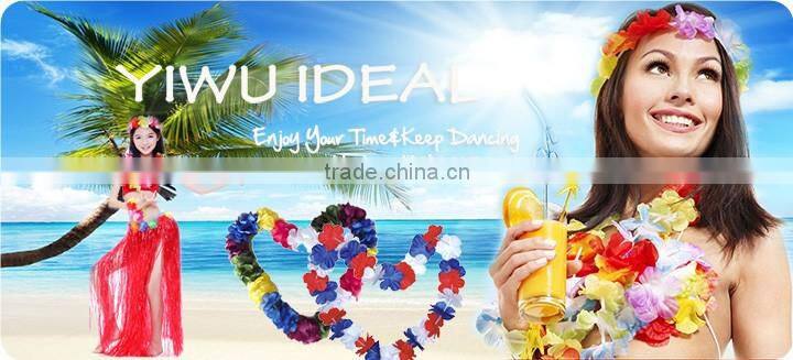 Rainbow Polyester Flower Garland Hawaiian Graduation Leis