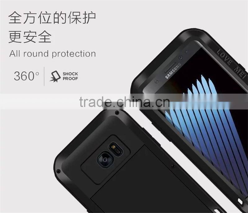 ORIGINAL Love Mei Powerful Case FOR GALAXY NOTE 7 Shockproof Waterproof Rugged Metal SHOCKPROOF case FULL LINE TAKTIK