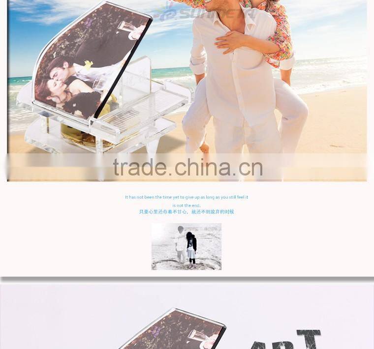 Hot Sale Gifts Favor Home Wedding Decoration BSJ-16 Crystal Piano