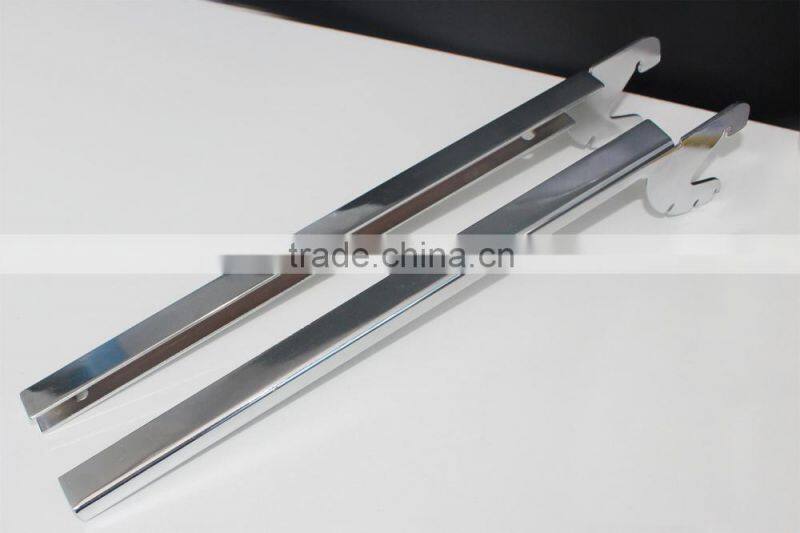 Metal bracket for support glass shelf