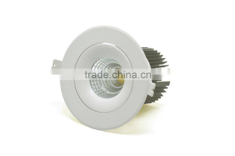 HOT Sale Bridgelux COB 25W round Recessed LED downlight TEC002CD25WCN