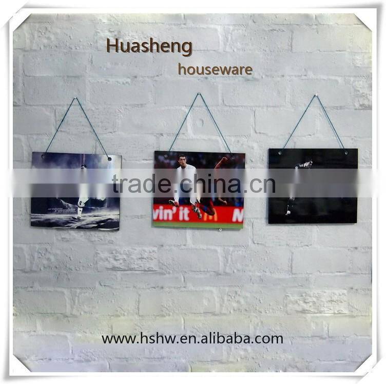 5mm wood wall decoration plaques size 9.5X8inch sublimation coating finished