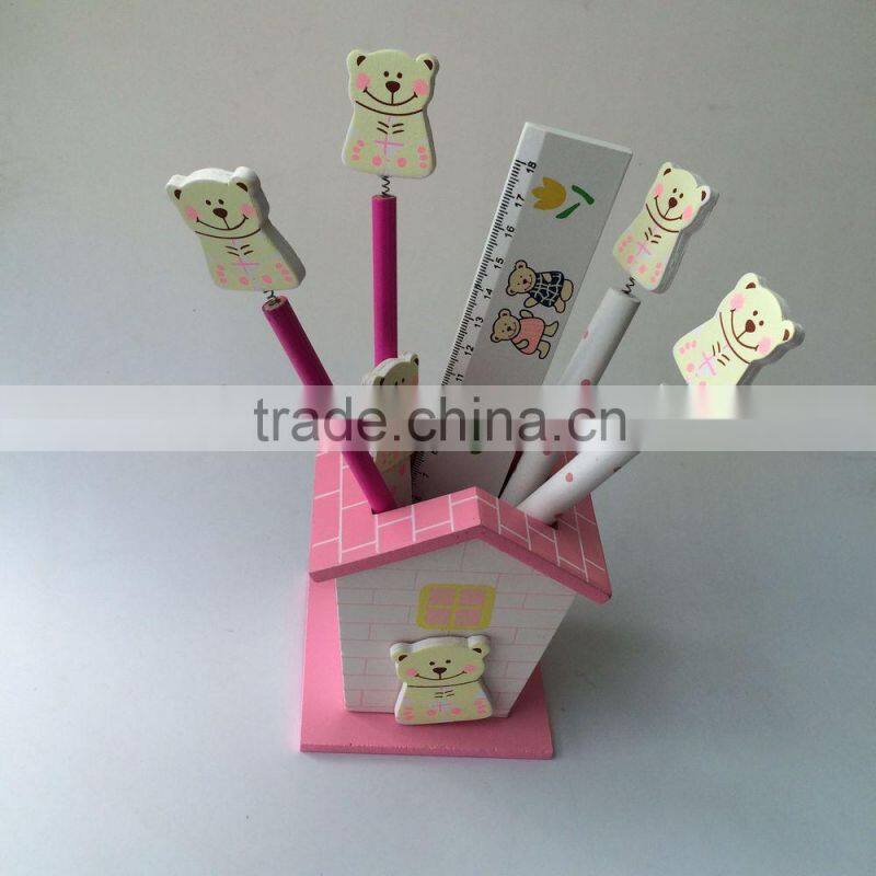custom high quality cute funny kids stationery set for students