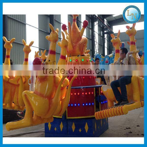 Thrilling luna fun park kiddie rides jumping kangaroo for sale