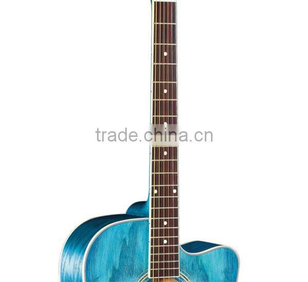 wholesale Good quality custom logo Chinese acoustic guitar colorful Hot Selling