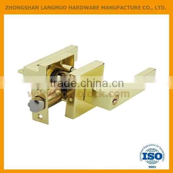 2016 South America and Australia Style Best modern style square Zinc door locks