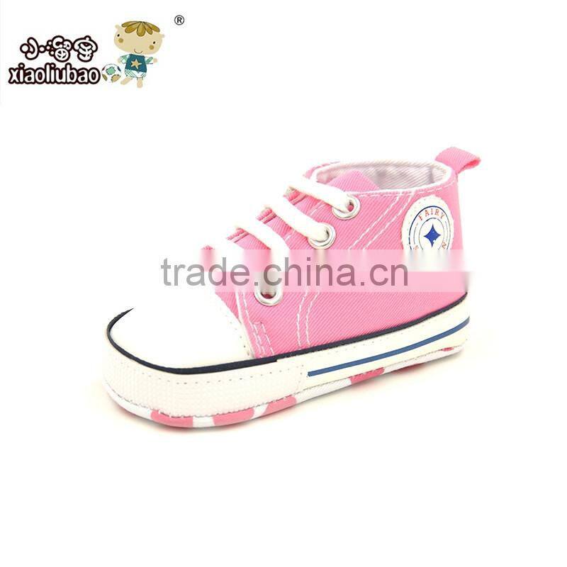 2016 hot sell comfortable canvas baby shoes for boys wholesale
