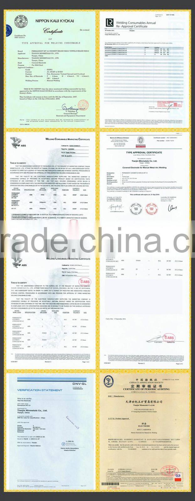 TJWELD BRAND ELECTRODE FOR WELDING MILD STEEL AWS E6013