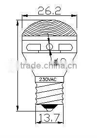 E14 S25-18C LED Lamp