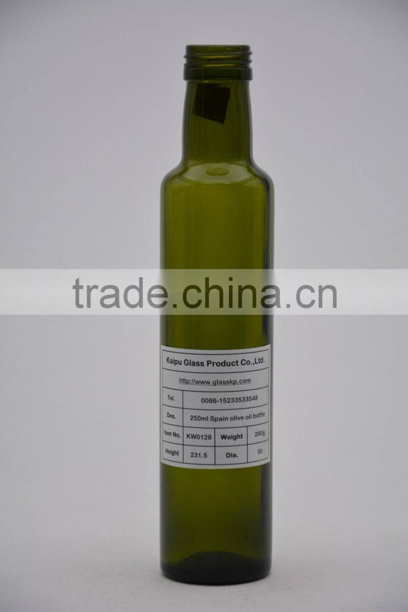 250ml dorica olive oil bottle