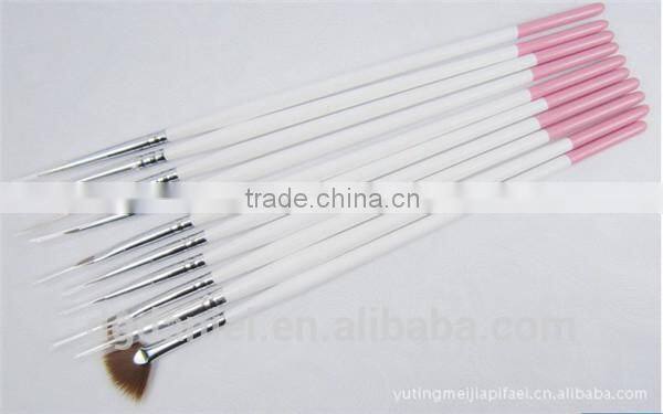 DANIWER red wood kolinsky acylic nail art brush