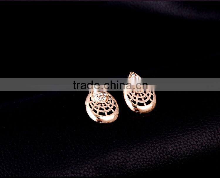 Women Fashion Necklace Earring Bracelet JW007 Wedding Bridal Jewellery Gold Plated Alibaba Jewelry Set