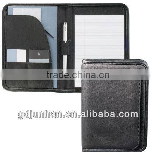 Latest design cheap handmadeB5 leather portfolio