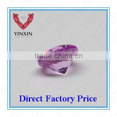 Fashion High Quality Synthetic Ruby#1.5 Pink Ruby Round Shape 3.25mm Corundum
