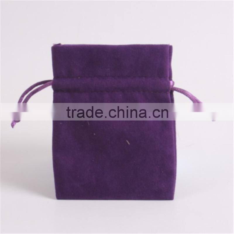 Wholesale Simple Jewelry Gift Pouch Velvet Cosmetic Bag