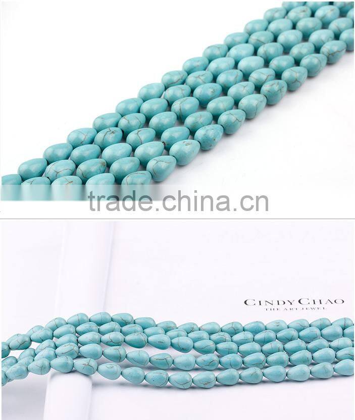 2016 new fashon hot sale korean japan jewelry stone green bead 12MM 14MM 15MM 16MM 24MM cheap DIY turquoise bead bracelet