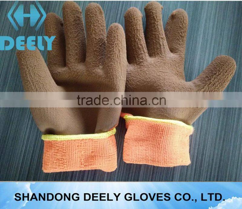13G green nylon liner 1/2 latex foamed gloves /working glove/1/2 half coated gloves