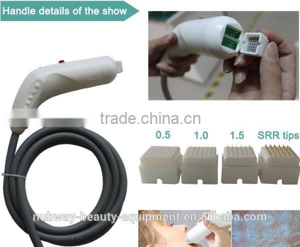 Skin Tightening Fraction Radio Frequency portable rf facial treatment face lifting machine