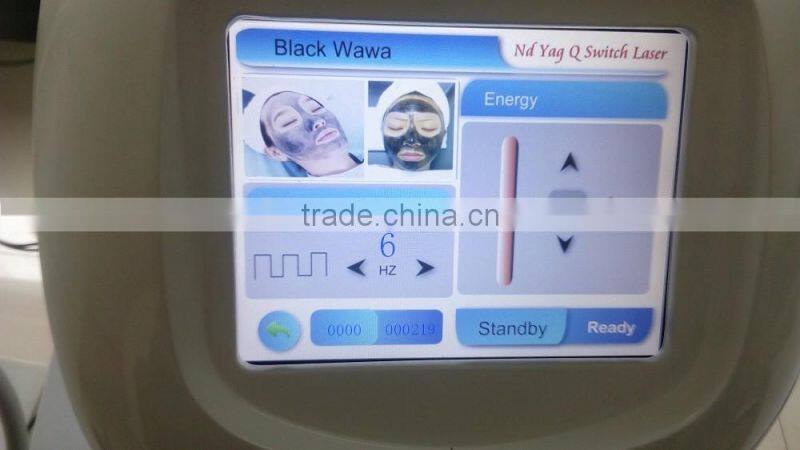 big hot all colors tattoo removal 1064 & 532 nd yag laser POP-QL6