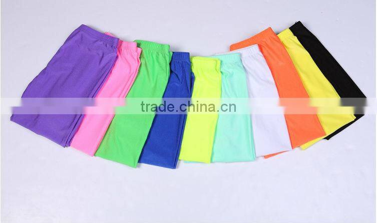 2014 Korean Sexy Ladies High Elastic Leggings Neon Shiny Bright Stretch Tights Colorful Leggings