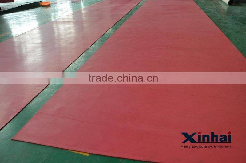 Red Heat Resistant Natural Rubber Sheet Used For Mining Machine