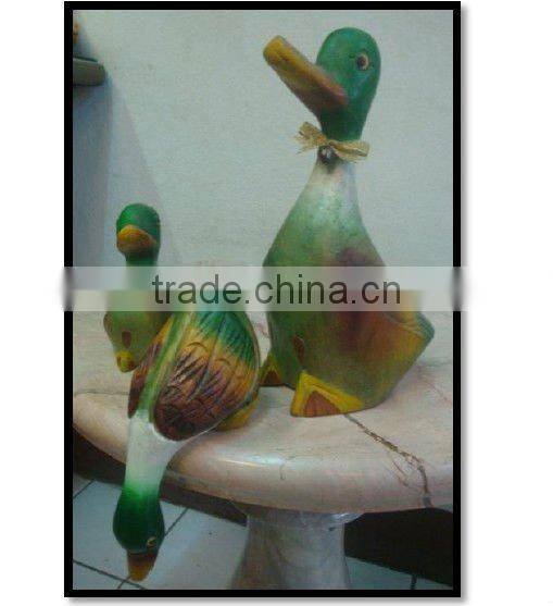PPS Bend Wooden Decorative Ducks