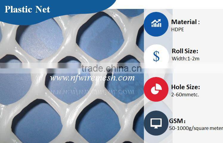 Green Color Plastic Hexagonal Mesh Chicken Net/Plastic Chicken Wire Mesh(Guangzhou stock)