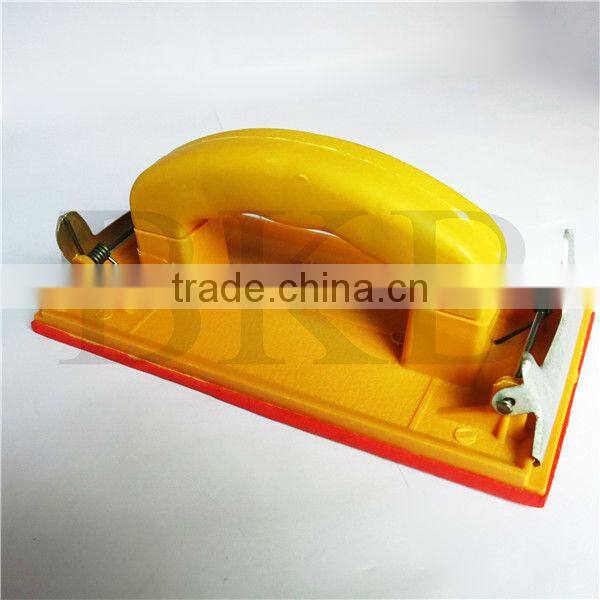 Abrasive emery cloth clamp with pp plastic handle