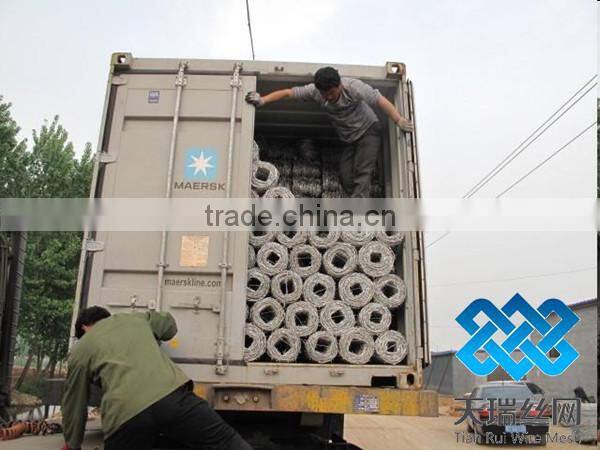 Hot dipped galvanized barbed wire