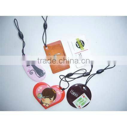irregular shaped ABS blank coin tag/125khz
