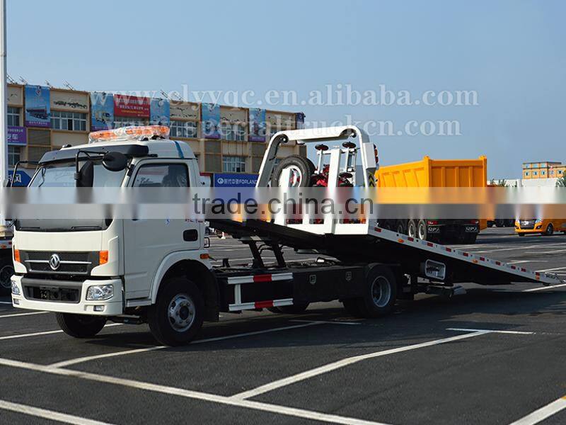 Dongfeng right hand drive 4T flatbed tow truck