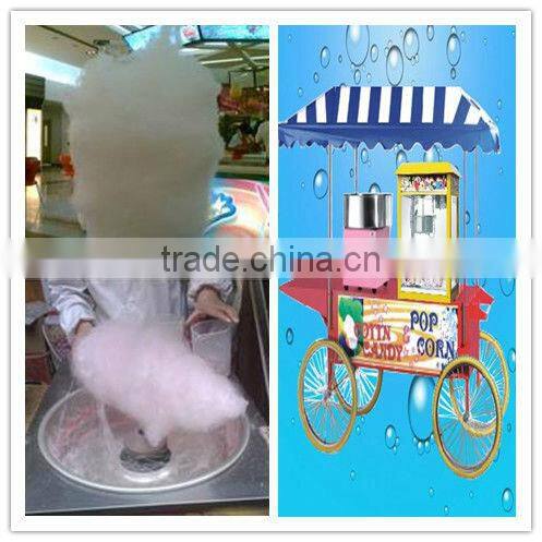 Hot sell multi-function mobile vehicles cotton candy machine popcorn machine with cart,popcorn machine