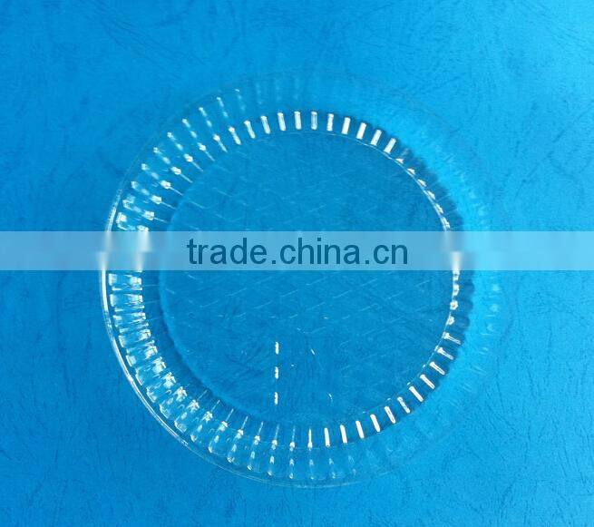 Food grade disposable round clear plastic lids for the foil bowl
