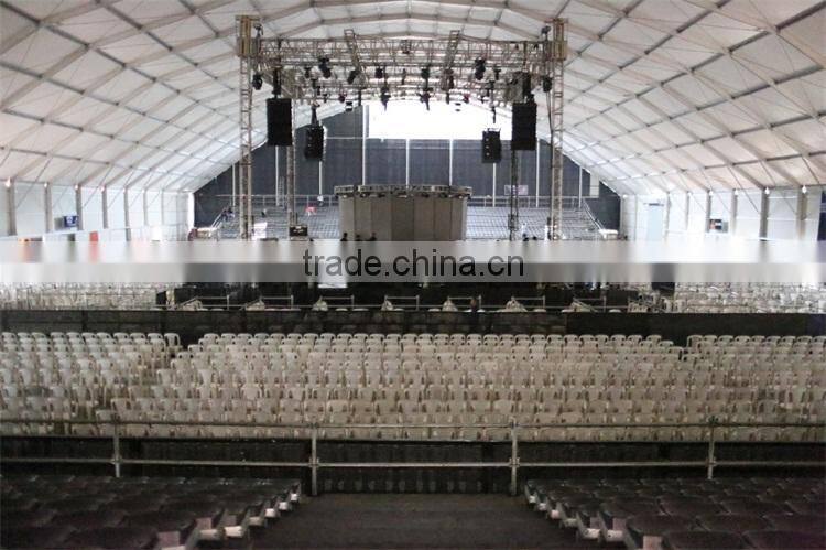 Polygonal large sport shelter tent for outdoor sport events hall