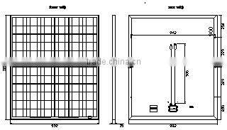 150W solar panel solar module solar cell Polycrystalline silicon solar panel