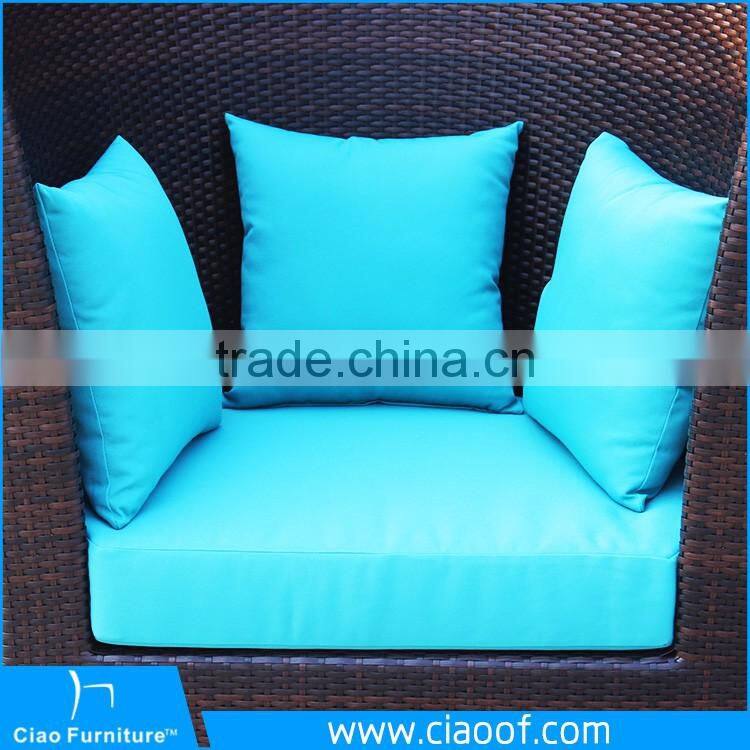 Leisure Rattan High Back Chair With Cushion