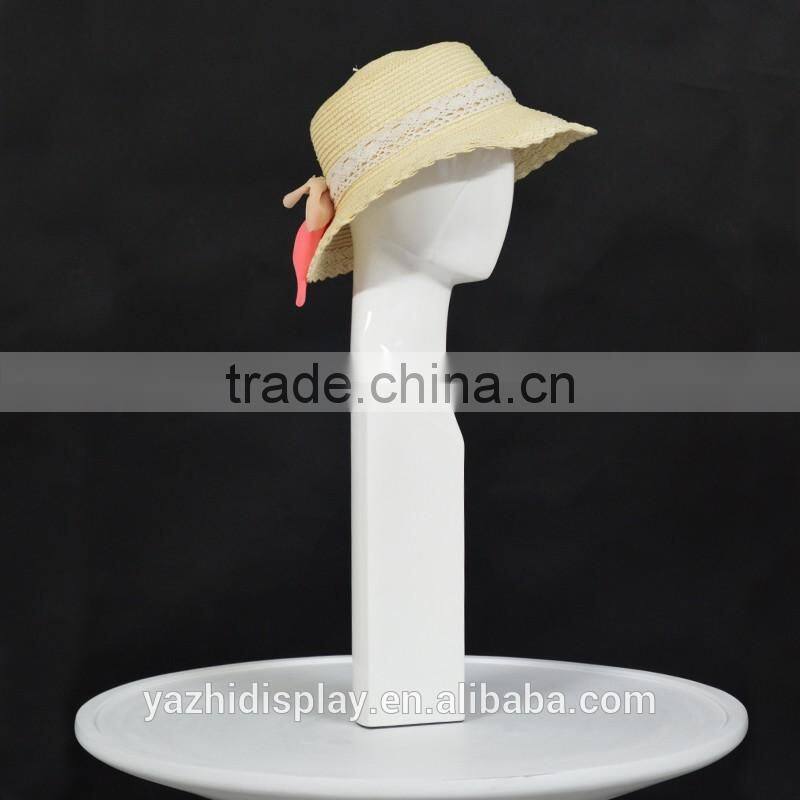 Fashion Long Neck Female mannequin Head Display For Hat/wig