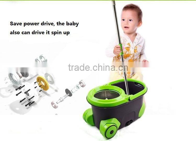 Vivinature power save engine system spin mop and easy mop with high spin up