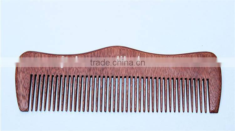 ortable Anti-static Health Care Hair Silky Peach Wooden Comb