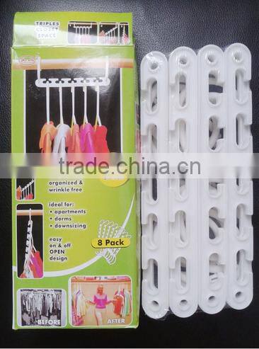 Triples Closet Space Organizer Wonder Expandable Clothes Hanger
