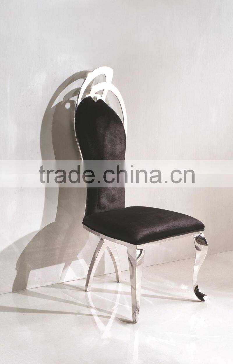 B809 New design fabric leather dining chair