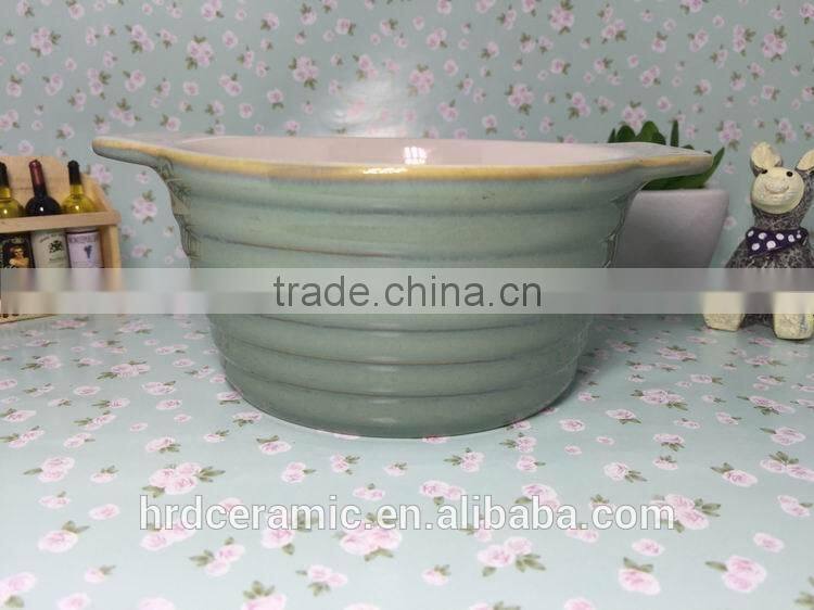 Bakeware ceramic soup bowl for microwave oven