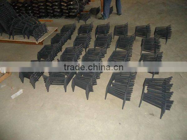 wrought iron fireplace grate